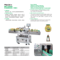 Grand fabricant PM-630 Machine d&#39;étiquetage automatique d&#39;autocollants adhésifs pour les pots / bouteilles / canettes